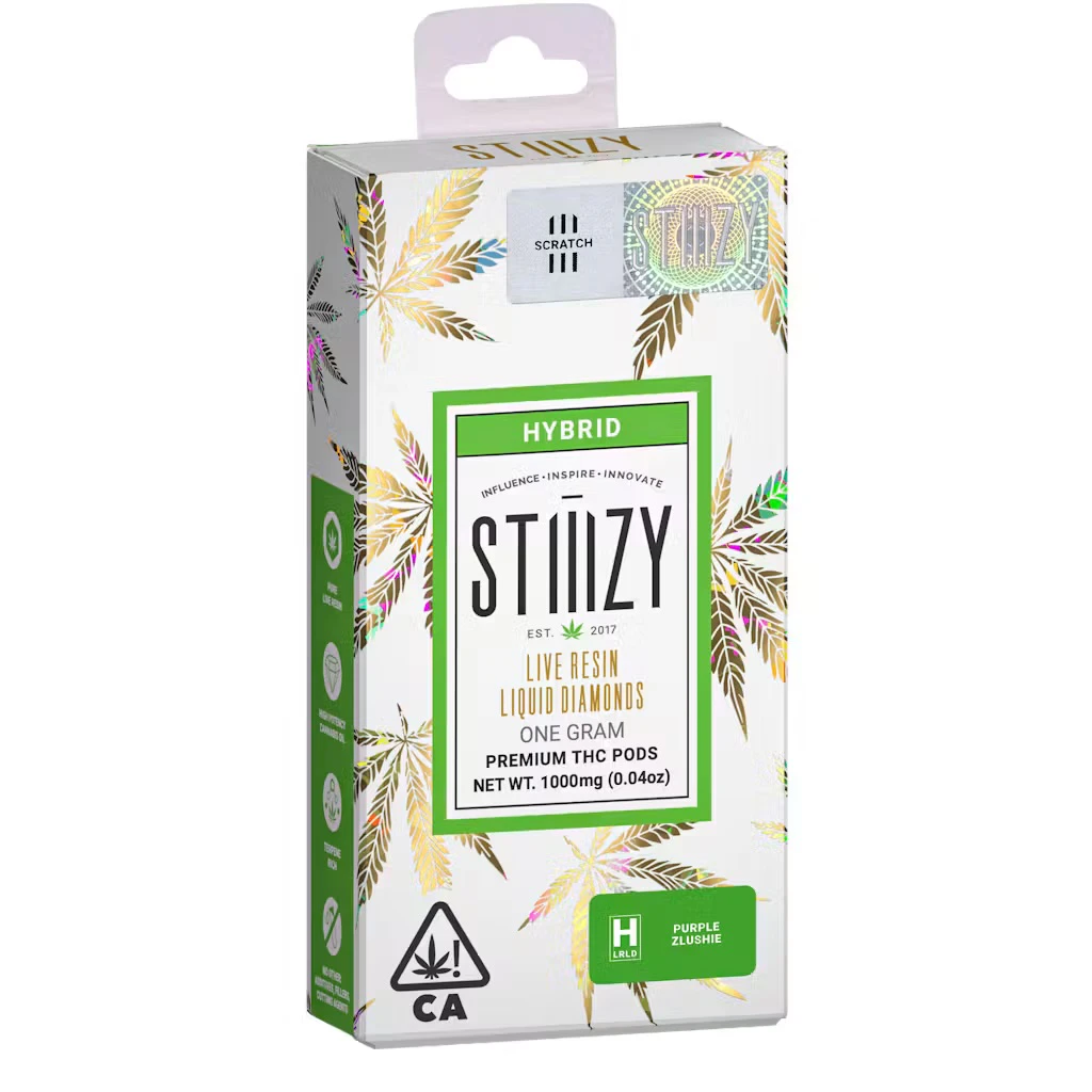 STIIIZY - Purple Zlushie - Live Resin Liquid Diamonds Pod - 1g (H) - STIIIZY Main Image