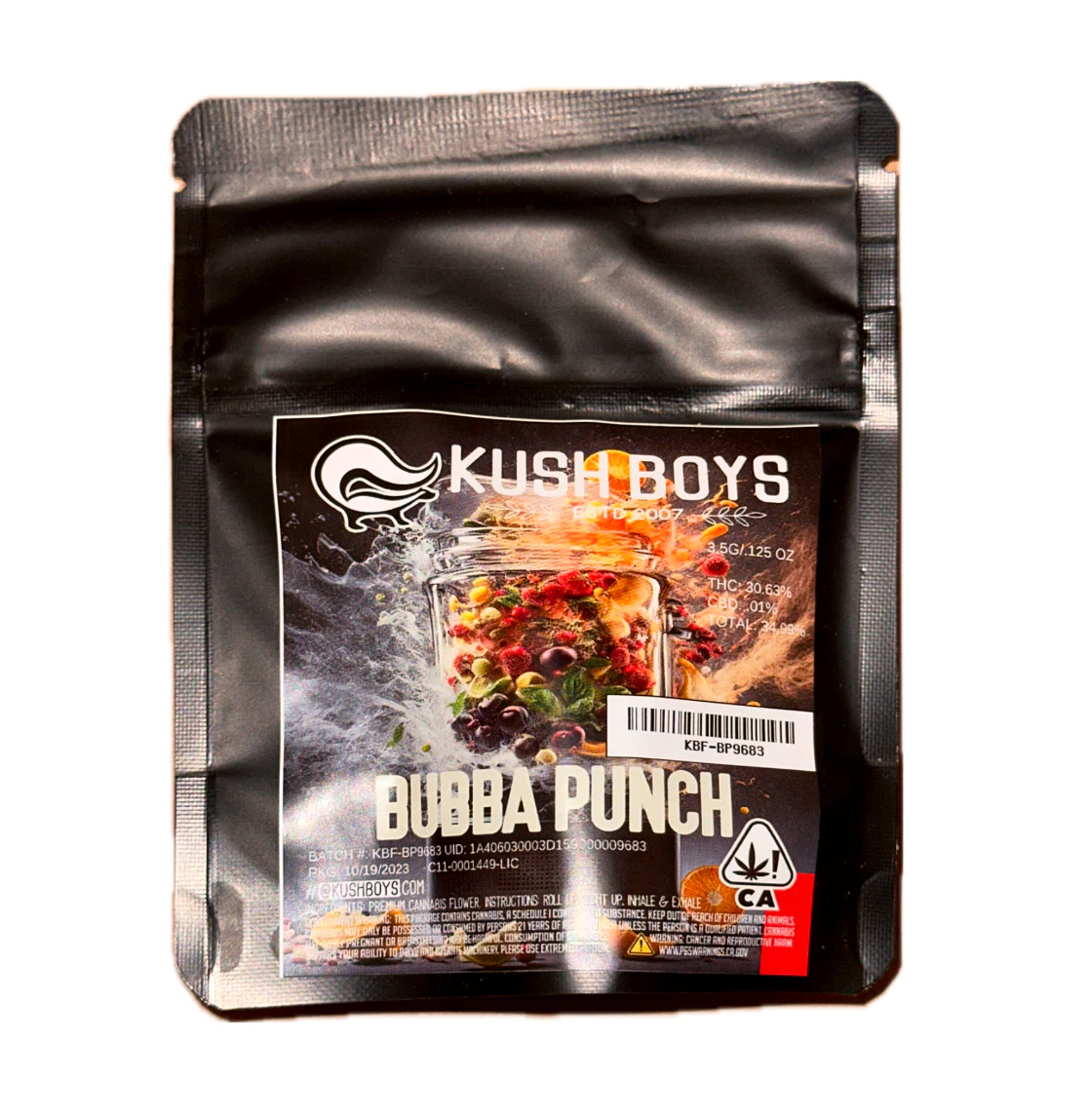 Kush Boys - Kush Boys Bubba Punch (I) 3.5g Main Image