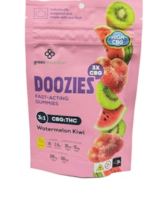 Green Revolution - Green Revolution | Doozies | Watermelon Kiwi | (3:1) | 100mg