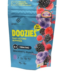 Green Revolution - Green Revolution | Doozies | Blackberry Punch | (3:1) | 100mg