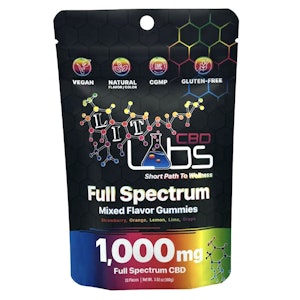 Lit Labs - Mixed Flavor Full Spectrum Gummy | 1000mg CBD