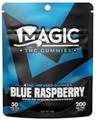  Magic-Gummies- Blue Raspberry-Hybrid-200mg THC