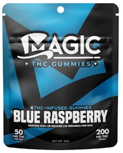 Magic -  Magic-Gummies- Blue Raspberry-Hybrid-200mg THC
