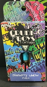 Crude Boys - 1g Cartridge - Blueberry Widow (Indica)