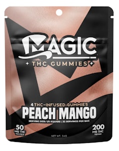 Magic -  Magic-Gummies- Peach Mango-Hybrid-200mg THC