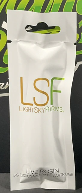 LightSky Farms - LSF Truffle Cake Live Rosin Disposable Vape Cart 0.5g Main Image