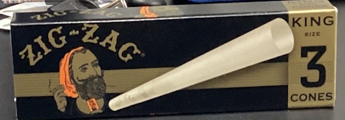 Zig Zag King size 3 pack cones