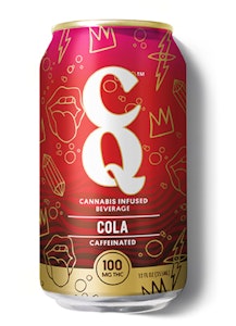 QC - CQ- Infused Beverage- Cola-Caffeinated-12oz-100mg