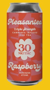 PLEASANTEA -  Pleasanttea- Infused Beverage- Raspberry Iced Tea-16oz-30mg