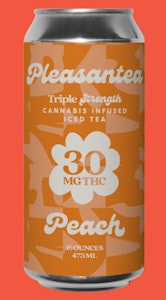 PLEASANTEA - Pleasantea- Infused Beverage- Peach Iced Tea-16oz-30mg