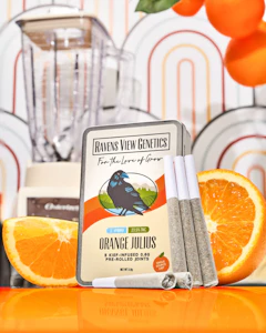 Ravens View Genetics - Raven's View Genetics: Orange Julius 5pk 0.6g Kief Infused Pre-Rolls