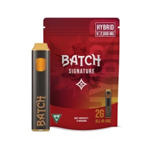 Batch - Bud & Marr'y- Runtz- Batch Signature- 510 cart - Hybrid- 2g- THC 85.04%