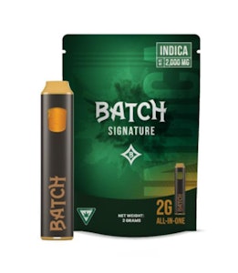 Batch - Bud & Marr'y- Batch Signature- 510 Cart- Forbidden Fruit - Indica- 2g- THC 79.09%