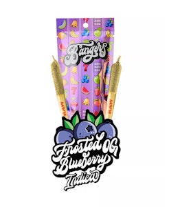 Bangers - Bangers Frosted Blueberry OG 2 pack infused prerolls (I) 1.2g