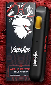 Vapin Ape -  VapinApe- All in One- Apple Fritter-Hybrid- Distillate- Rechargeable-1g- 88.2%THC
