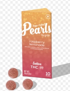 Grön Edibles - Gron Pearls - Raspberry Lemonade - Sativa - 100MG