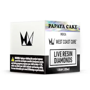 WEST COAST CURE - West Coast Cure - Concentrate - Diamonds - Papaya Cake - 1G