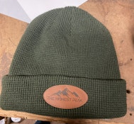 Green Patch Beanie