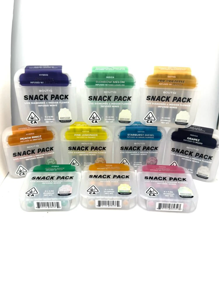 Boutiq - 2.5g Lemon Stripes / Live Diamonds Joints / Boutiq Snack Pack Main Image