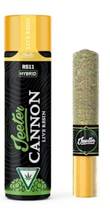 JEETER - Jeeter-Cannon-RS11-Live Resin-Infused Pre Roll-Hybrid-48.53%-1.3G