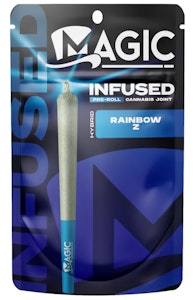 Magic -  Magic- Infused Pre Roll- Rainbow Z -Hybrid-1.2g-34.48% THC