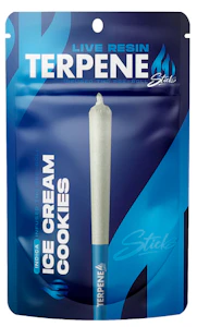 TERPENE STICKS -  Terpene Sticks- Ice Cream Cookies-1.2g- Infused Pre-Roll- Indica- 33.11%THC
