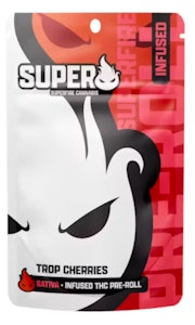 Superfire Cannabis -  Superfire- Trop Cherries- 1.2g Infused Preroll -Sativa -42.42%THC