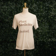 Pot Mama's | Plant Medicine. Period. | White T-Shirt