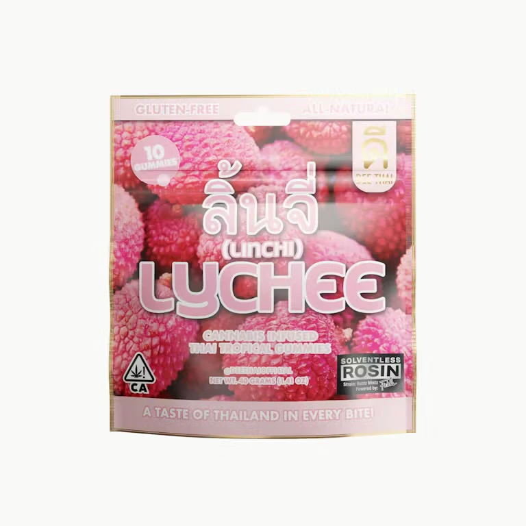 Dee Thai - Dee Thai - Edibles - Gummies - Lychee - 100MG Main Image