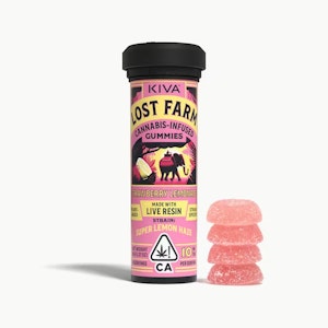 Kiva Confections - Lost Farms - Edibles - Gummies - Strawberry Lemonade - 100MG