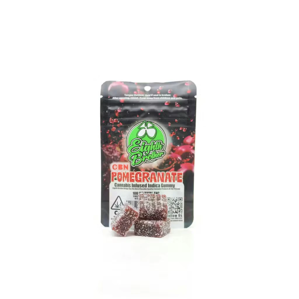Eighth Brother - Eighth Brother - Edible - Gummies - Pomegranate CBN Single-Cut-a-Dose - 100mg Main Image