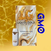 Liquid Gold | Live Resin Disposable | GMO | 2g