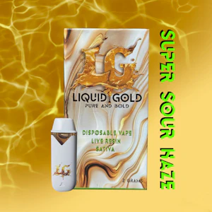 Liquid Gold - Liquid Gold | Live Resin Disposable | Super Sour Haze | 2g