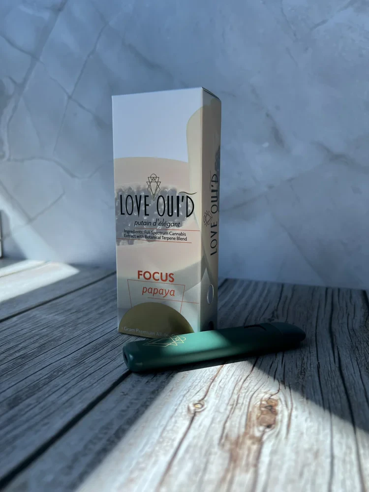 Love Oui'd - Love Oui'd - Focus Papaya - AIO Vape - 1g Main Image