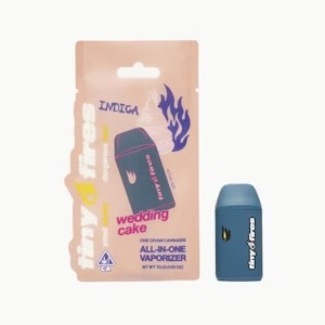 Tiny Fires - Wedding Cake (I) 94.91% THC  | Tiny Fires | 1g AIO