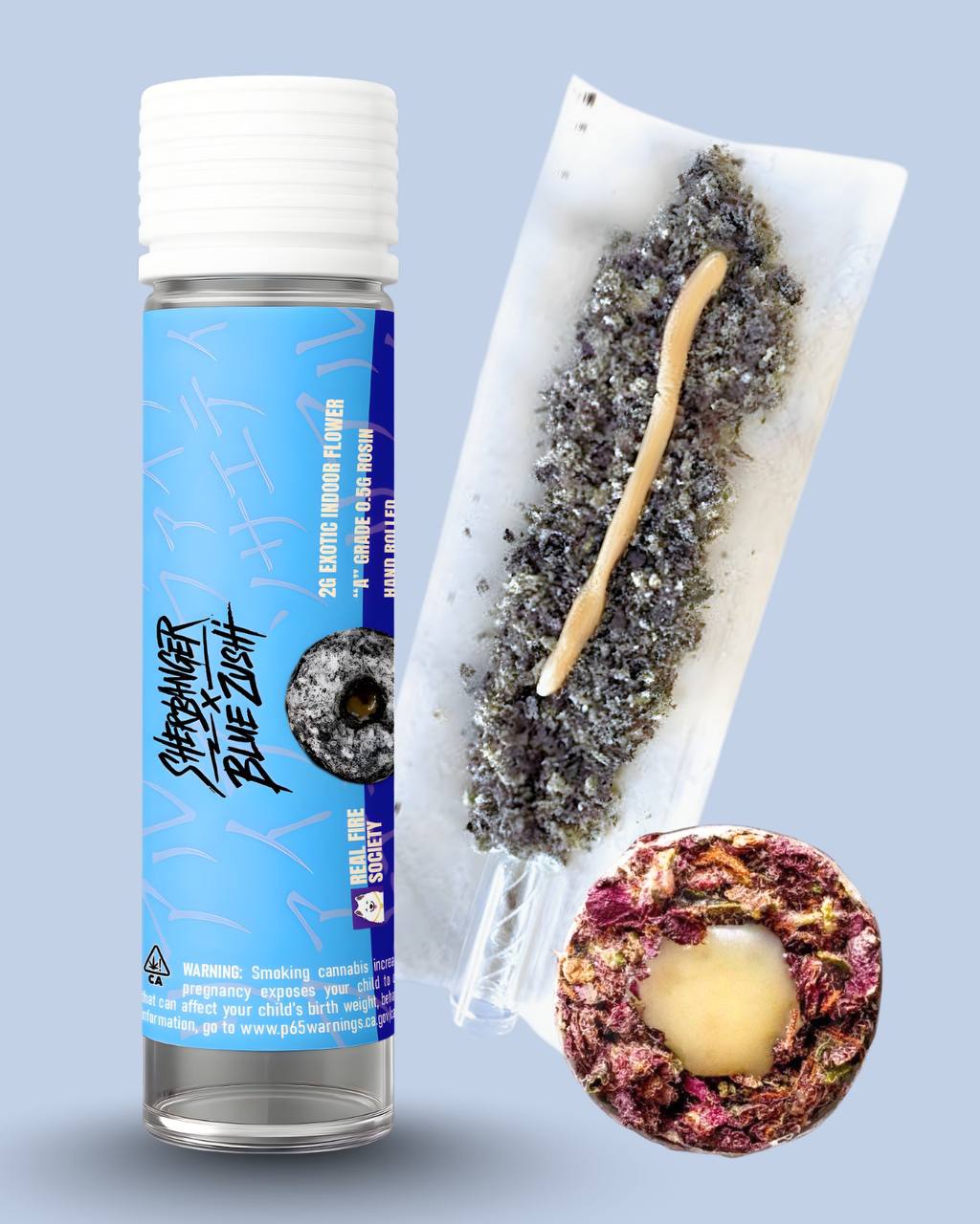 elf bar vape uk MI LOUD Blue Zushi | Bubble Hash Infused Pre-Roll - 1.2g for Sale in Iron  Mountain, MI main image 1