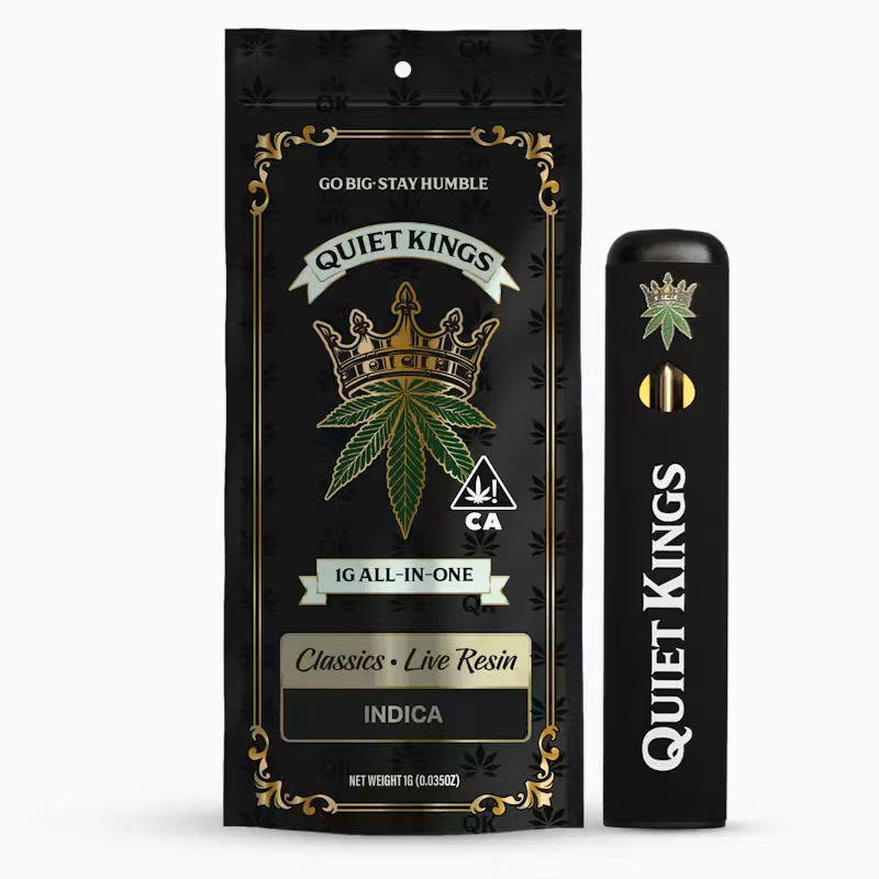Quiet Kings - Quiet Kings - Disposable - Live Resin - Triangle Kush - 1g Main Image