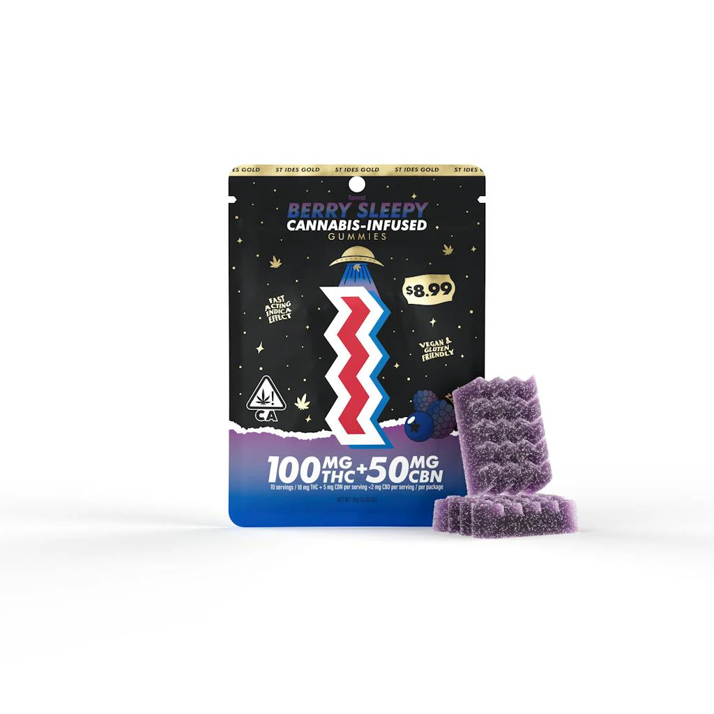 ST IDES - St. Ides Berry Sleepy Gummy | 100mg THC + 50mg CBN Main Image