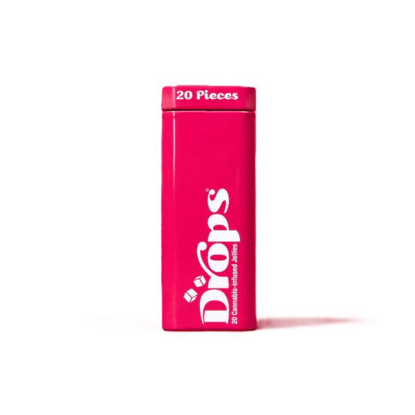 Drops - Drops | Raspberry Hybrid Gummies (10ct) | 5mg THC:2.5mg CBD Main Image