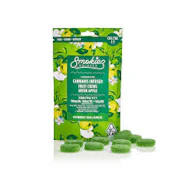 Smokiez Edibles - Green Apple 100mg CBG : 100mg THC Fruit Chews - CA - 60 g p