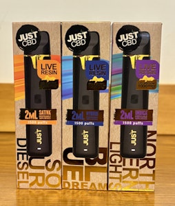 NO BRAND - Disposable CBD Live Resin Vape Cartridge 2g | Northern Lights 