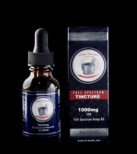 NO BRAND - Full Spectrum CBD Tincture | 1000mg | Herbal Remedies 