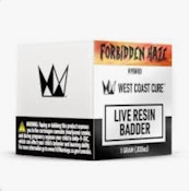 Forbidden Haze Live Resin Badder