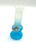 5" Clear Glass Bong w/Bowl Piece - Multiple Colors