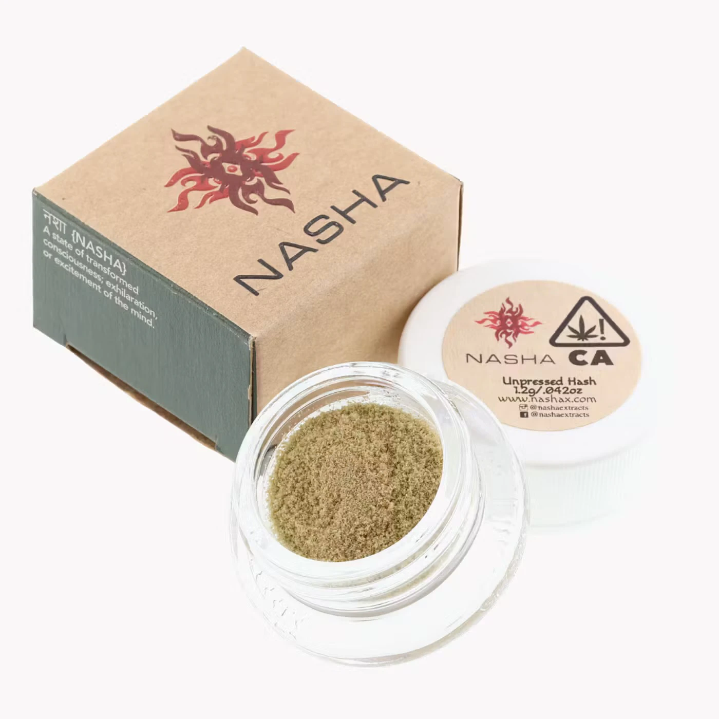 NASHA - Nasha Green - Hash - Rainbow Sherbert - Unpressed - 1.2g Main Image
