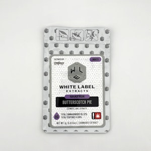 WHITE LABEL EXTRACTS - White Label | Shatter 1g [I] | Butterscotch Pie