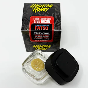 HASHTAG HONEY - Hashtag Honey: Fatso - Live Rosin Concentrate - 1g