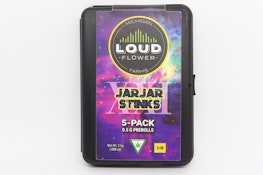 MI Loud - Jar Jar Stinks #21 (Indica) .5g 5 Pack Prerolls - 2.5g