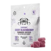 Heavy Hitters - Edible - Gummies - Sour Blackberry Sleep CBN:THC - 100mg