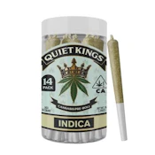 Quiet Kings - Preroll - Greenhouse - Grape God 14pk - 7g